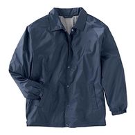 Nylon Snap-Closure Full-Zip Staff Jacket