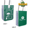 Small Pre-Printed Eco-Message Bag Made from 85% Recycled PETE Water Bottles