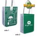 Small Pre-Printed Eco-Message Bag Made from 85% Recycled PETE Water Bottles