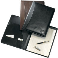 Letter-Size Glazed Leather Business Portfolio 