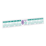 Cost-Effective Calendar Adheres to Keyboard or Monitors and Leaves No Adhesive Residue