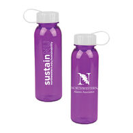 24 oz Poly-Pure Dishwasher-Safe Outdoor Bottle with Tether Lid - BETTER PLASTIC