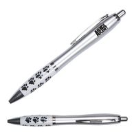 Basic Click Pen with Paw Print Grip