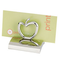 Chrome Business Card Holder - 12 Themed Shapes Available