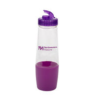 28 oz Water Bottle with Flip-Top Lid and Storage on the Bottom