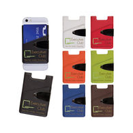 Faux Leather Phone Wallet Attaches to Your Smart Phone or Case