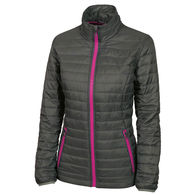 Charles River® Ladies'  Quilted Cold-Weather Jacket is Packable and Super-Warm but Comfortably Lightweight - Made from REcycled Water Bottles