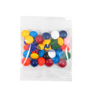 1 oz Snack Pack Filled with Chocolate Buttons in Your Corporate Colors 