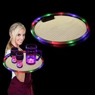Light-Up Serving Tray with Multi-Color LEDs