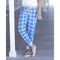 Ladies' Flannel Tailgate Jogger Pants with Banded Ankles