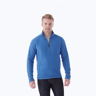 Quick Ship MEN'S Pullover Microfleece with Retail Inspired Contrast Stitching and Thumb Grabs