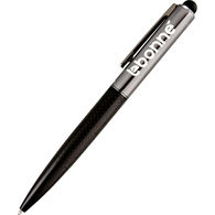Aluminum Ballpoint Stylus Pen with Distinctive Dash Pattern in Barrel