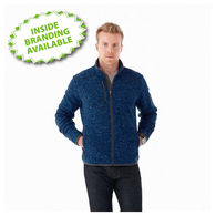 Quick Ship MEN'S Retail-Inspired Sweater Knit Full-Zip Jacket