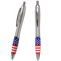 Basic Click Pen with Patriotic Grip