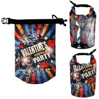 2.5 Liter Waterproof Dry Bag with Phone-Accessible & Usable Window with Full Color Printing 