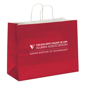 Glossy Paper Shopping Bag 16 X 12 Foil Imprint Product Printable Promotions