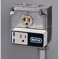 Wi-Fi Smart Plug with 2 USB Outlets & Light Up Logo Allows you to Control Your Devices from Anywhere! 