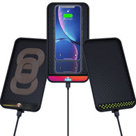 3-Coil Qi Wireless Charging Pad for Maximum Smartphone Placement Options