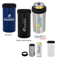 12 oz Slim Stainless Steel Insulated Can Cooler