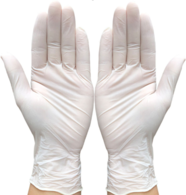 Box of 100 Latex Rubber Disposable Gloves - Unimprinted