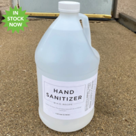1 Gallon Hand Sanitizer for Refills LIQUID, 80% Ethanol Unimprinted - IN STOCK NOW!