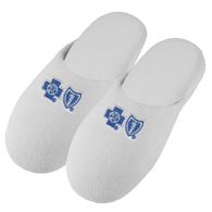 Comfy Plush Slippers with Thick Plastic Sole 