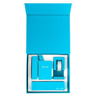 Desk Gift Set Includes Pen Cup, Stapler, Tape Dispenser, Tray, and Writing Instruments