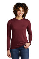 Allmade® Ladies' Tri-Blend Long Sleeve Tee made from Recycled Water Bottles, Organic Cotton & Eco-Friendly Modal