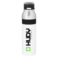 *NEW* 20.9 oz Vacuum Insulated Bottle with Powder-Coated Finish and Silicone Color Accents