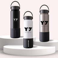 *NEW* 23.5 oz Vacuum Insulated Bottle with Silicone Boot and Flexible Hingled Handle