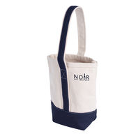 *NEW* Cotton Canvas Double Wine Bottle Bag